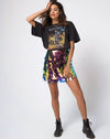 Image of Wyne Skirt in Tear Drop Sequin Pink Oil