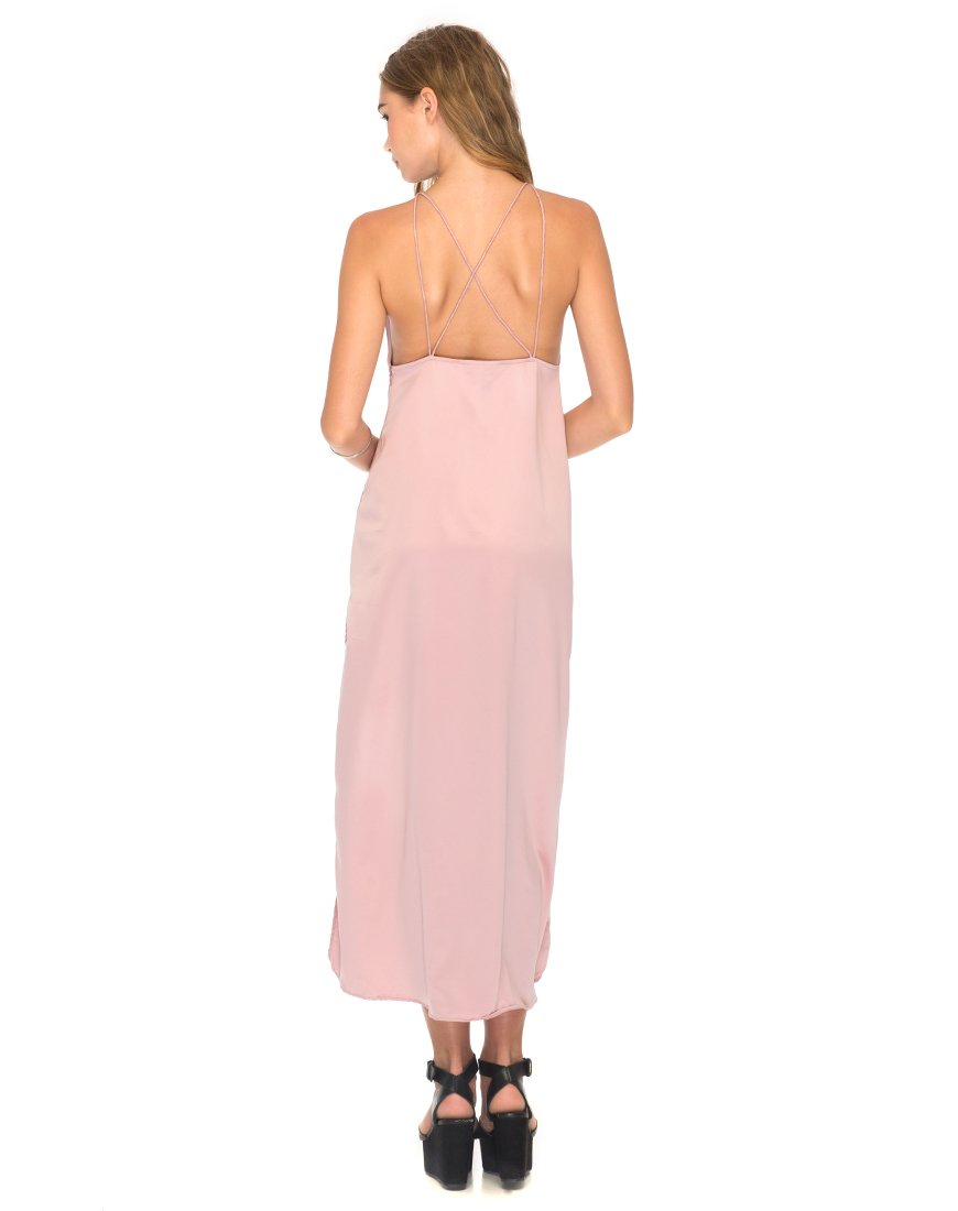 Image of Xochi Maxi Dress in Dusky Pink