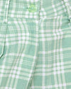 Image of Yeva Trouser in Table Cloth Neo Mint