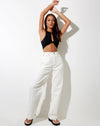 Image of Zeme Crop Top in Black