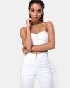 Image of Zolia Trouser in White