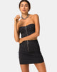 Image of Zipshi Top in Pinstripe Black
