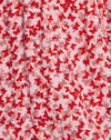 Ditsy Butterfly Peach and Red