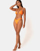 Image of Makida Bikini Bottom in Matte Orange