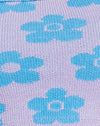 Cute Floral Daisy Lilac Blue