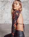 Image of Quelia Crop Top in Fire