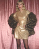 Image of Blythe Minikleid in Gold Pailletten
