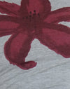 Grey Marl Painted Flower