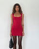 Image of Jinsuen Bodycon Mini Dress in Adrenalin Rot