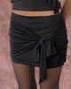 Bild von Kass Bow Detail Mini Rock in Slinky Black