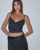 Bild von Mia Ballet Cami Top in Schwarz