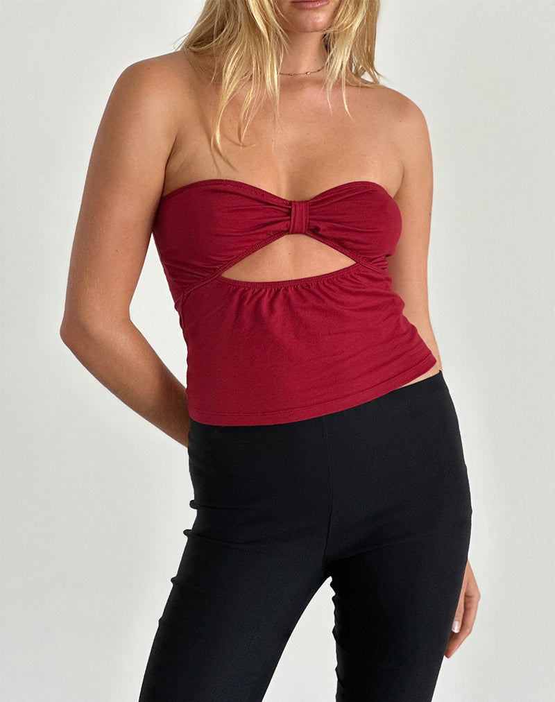 Tifose Twist Front Top in Adrenaline Red