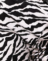 90er Jahre Zebra Schwarz und Weiß