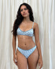 Image of Yinis Knicker in Blue Cluster Floral