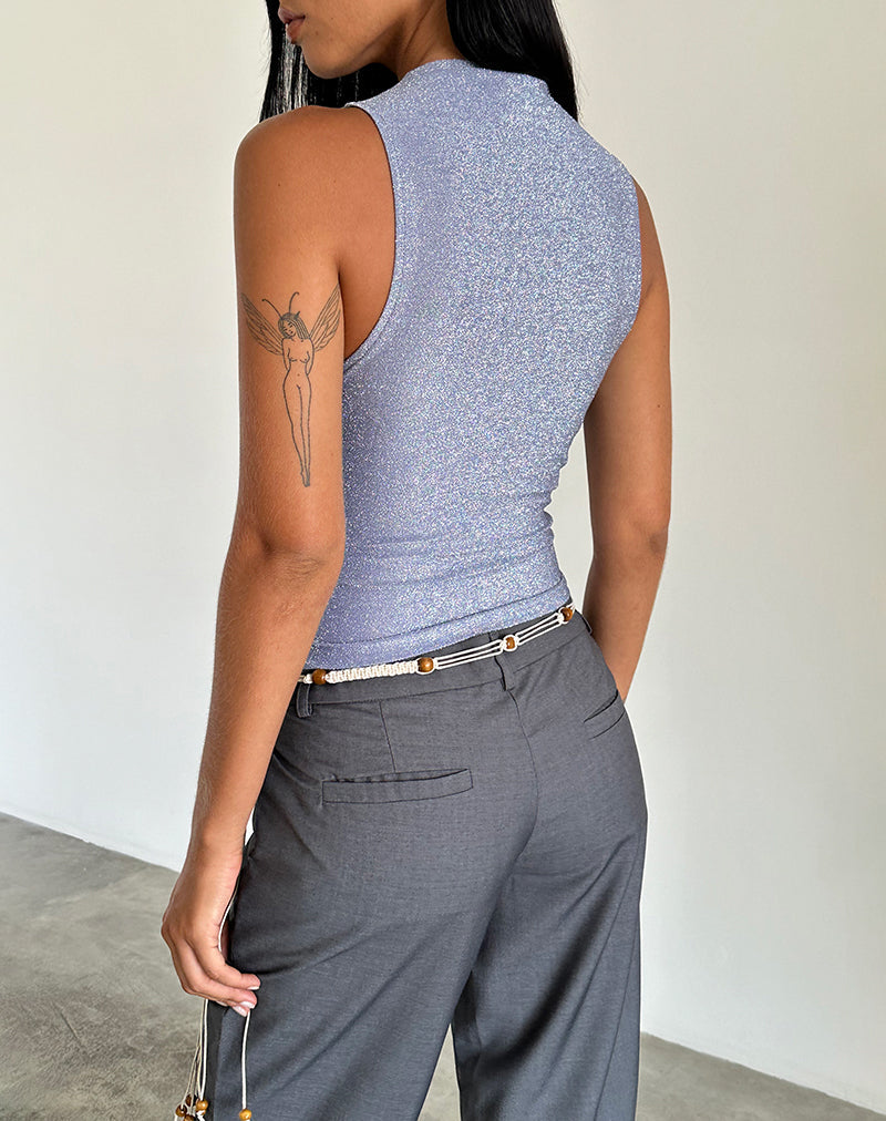 Image of Airien Tank Top in Shimmer Blue