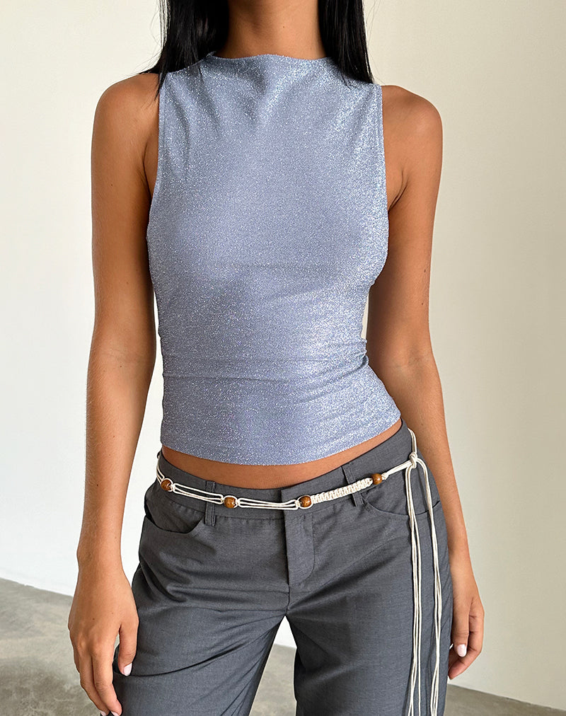 Image of Airien Tank Top in Shimmer Blue