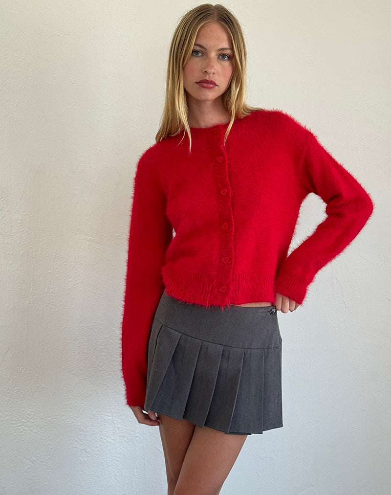 Imagen de Audrina Cardigan in Fluffy Red