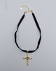Imagen de Brooklyn Cross Choker Necklace de Gemini Jewels