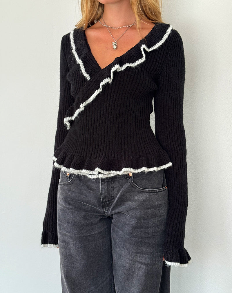 Christella Top in Black