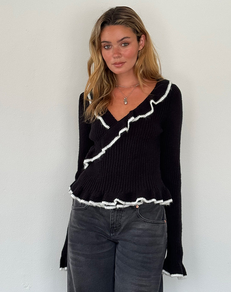 Image of Christella Top in Black