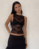 Imagen de Dwira Lace Vest Top Negro