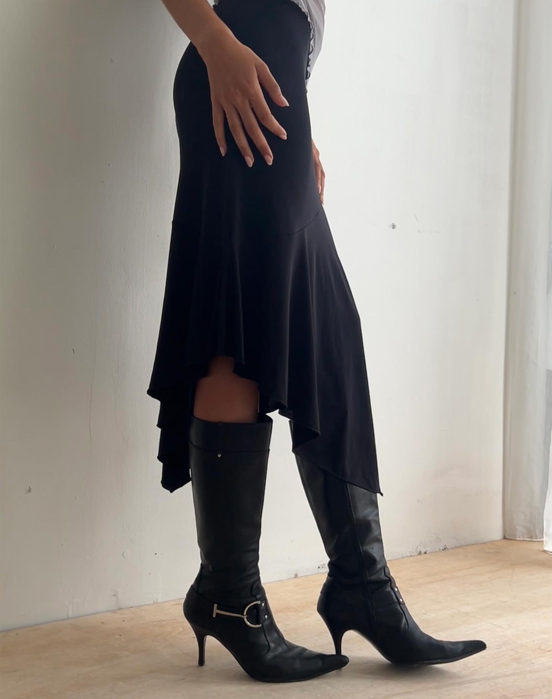 Imagen de Cinta Low Rise Midi Skirt in Black