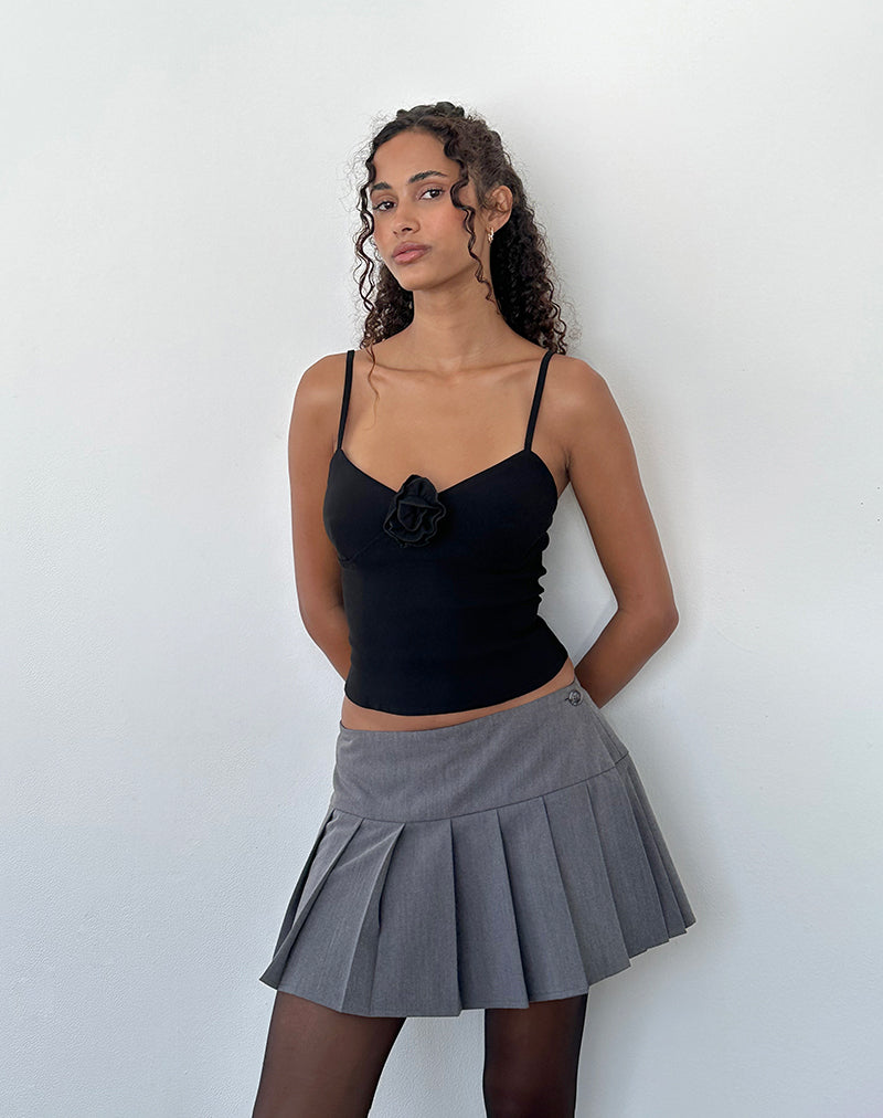 Imagen de Indus Cami Top en Rosette Negro