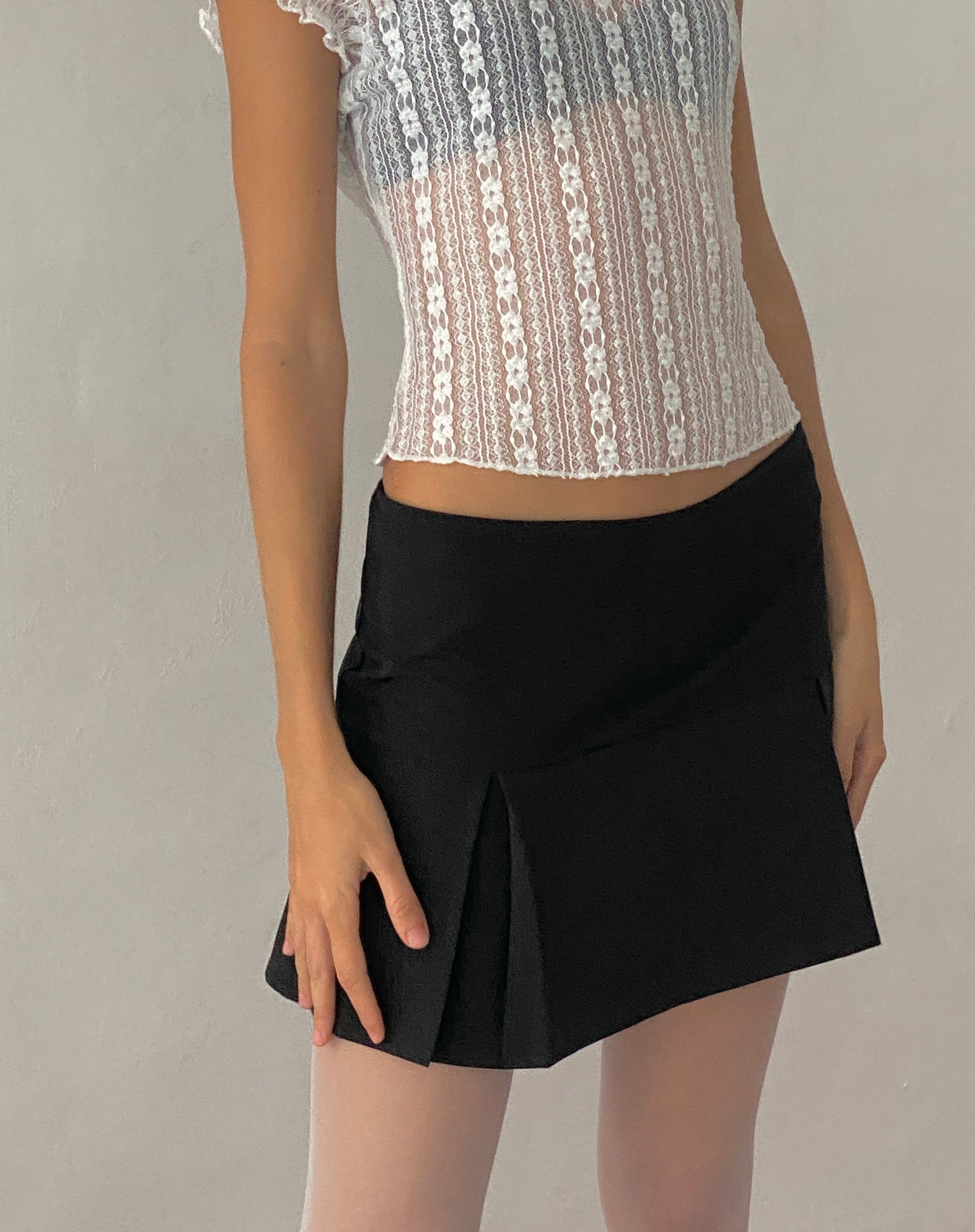 Imagen de Istaka Minifalda de sastrería negra