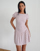 Image of Jemima Mini Dress in Geometric Tile