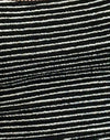 Black and White Stripe with Picot Trim