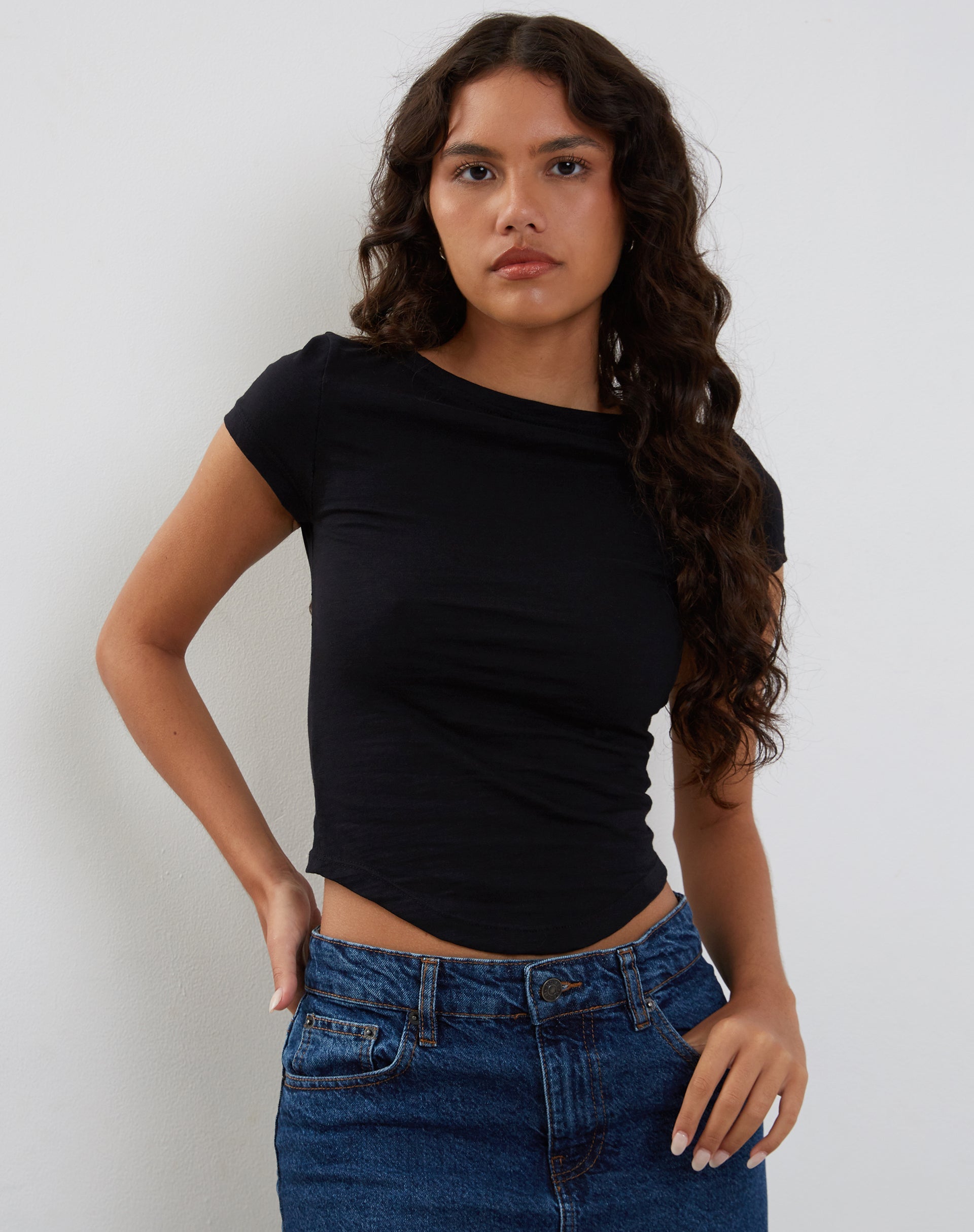 Imagen de Jojes Jersey Tee in Black