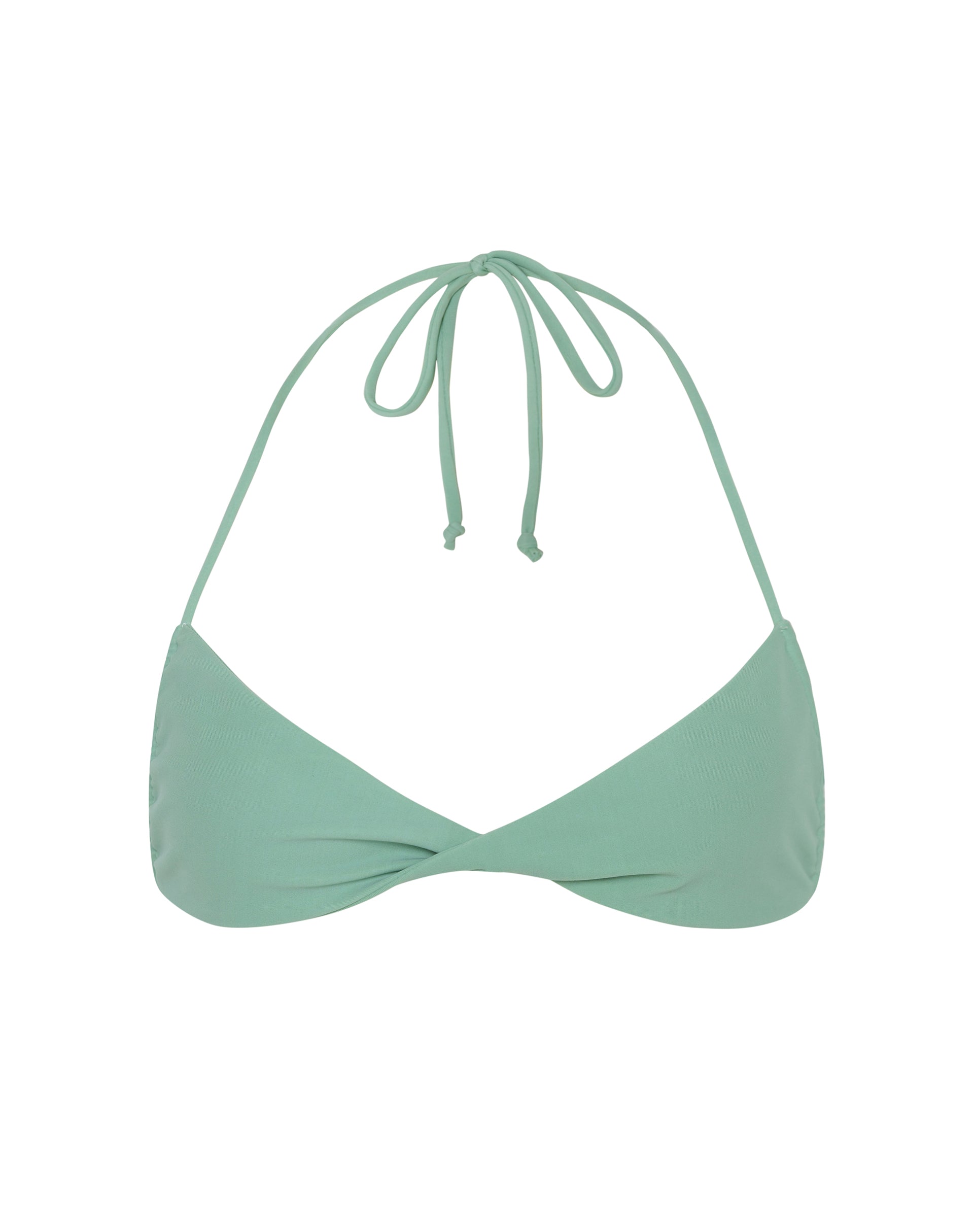 Imagen del sujetador de bikini Laufey en verde liquen