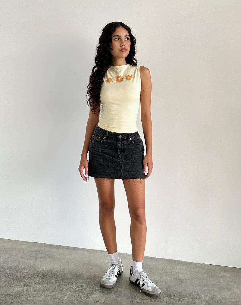 Image of Leen Tank Top in Buttermilk Oranges