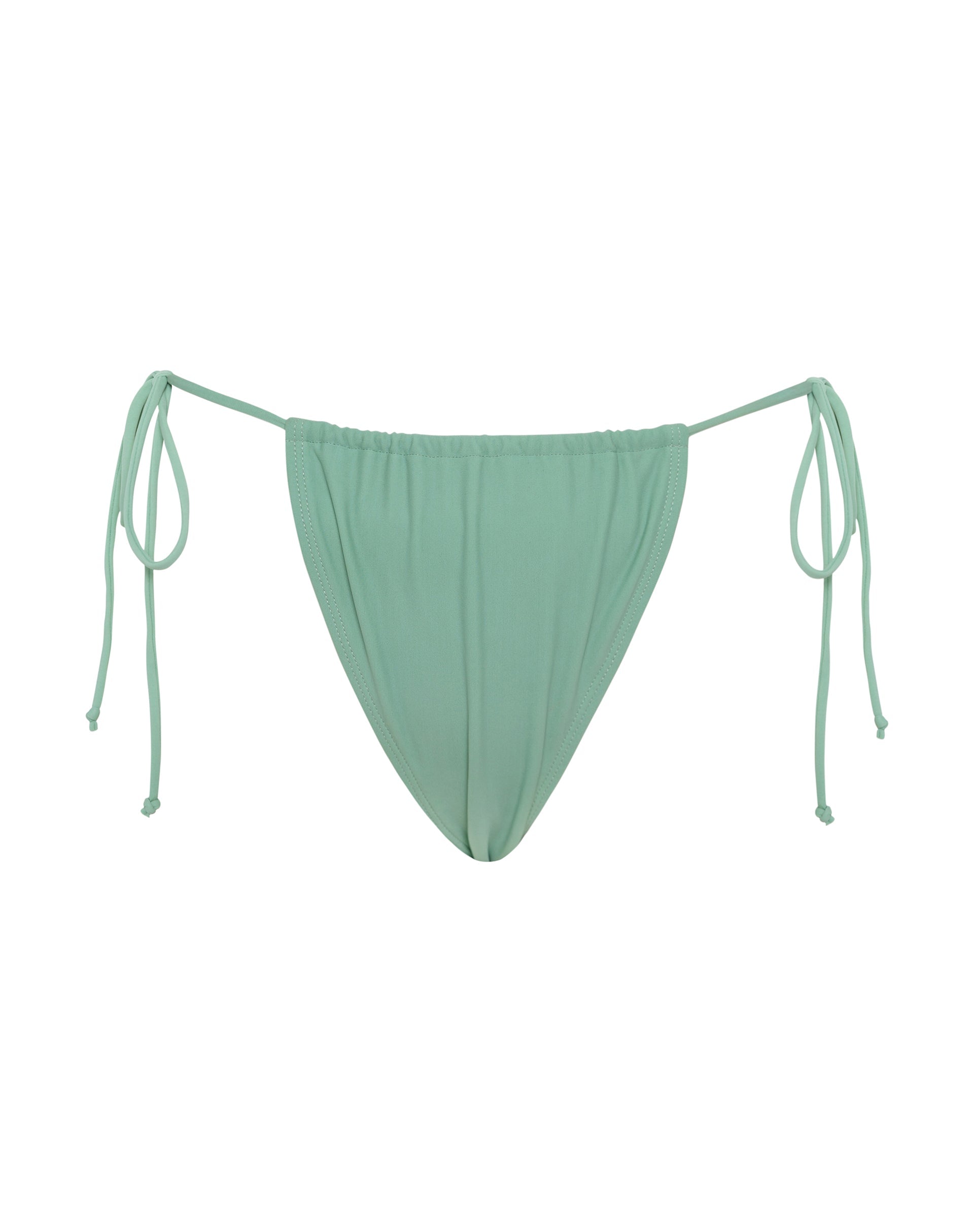 Imagen de la braguita de bikini Leyna, verde liquen