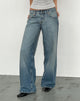 Image of Low Rise Roomy Jeans in Vintage Bleach