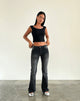 Imagen de Low Rise Flared Jeans in Extreme Black