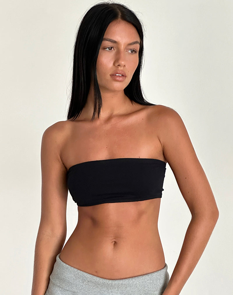 image of Nabel Micro Tube Top in Black