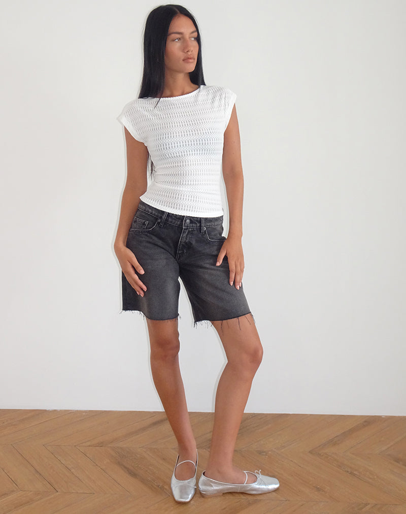 image of Nova Top in Textured White