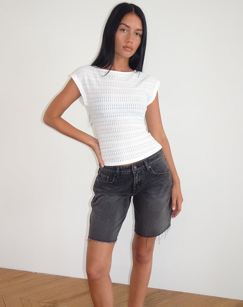 Nova Top in Textured White