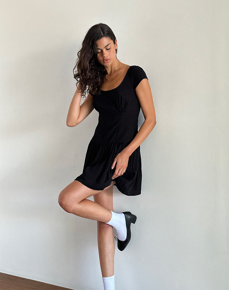 Image of Ohayo Mini Dress in Black