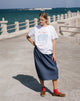 image of Oversized Basic Tee in Riomaggiore Italy White