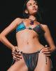 Imagen de Leyna Braga de bikini con abalorios en marrón acuarela