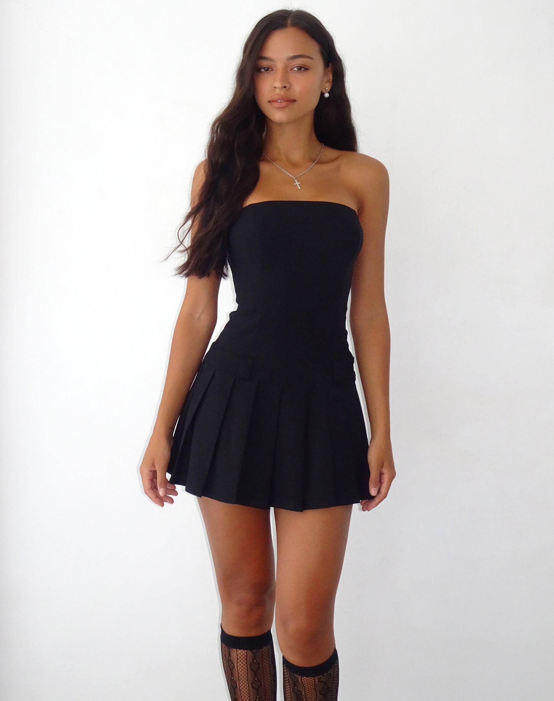 Imagen de Payoda Bandeau Mini Dress in Black