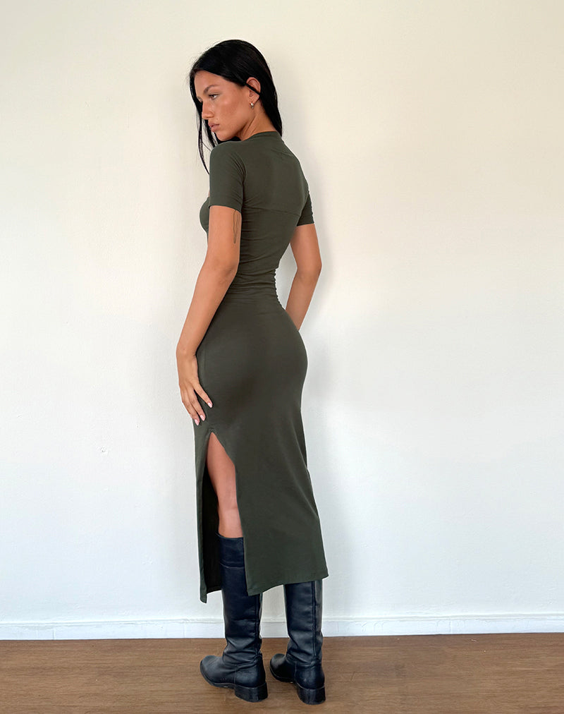 Imagen de Quala Midi Dress in Olive