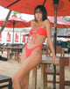 Imagen del sujetador de bikini Racola rojo escarlata