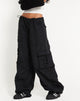 imagen de Fabio Wide Leg Cargo pantalones en negro