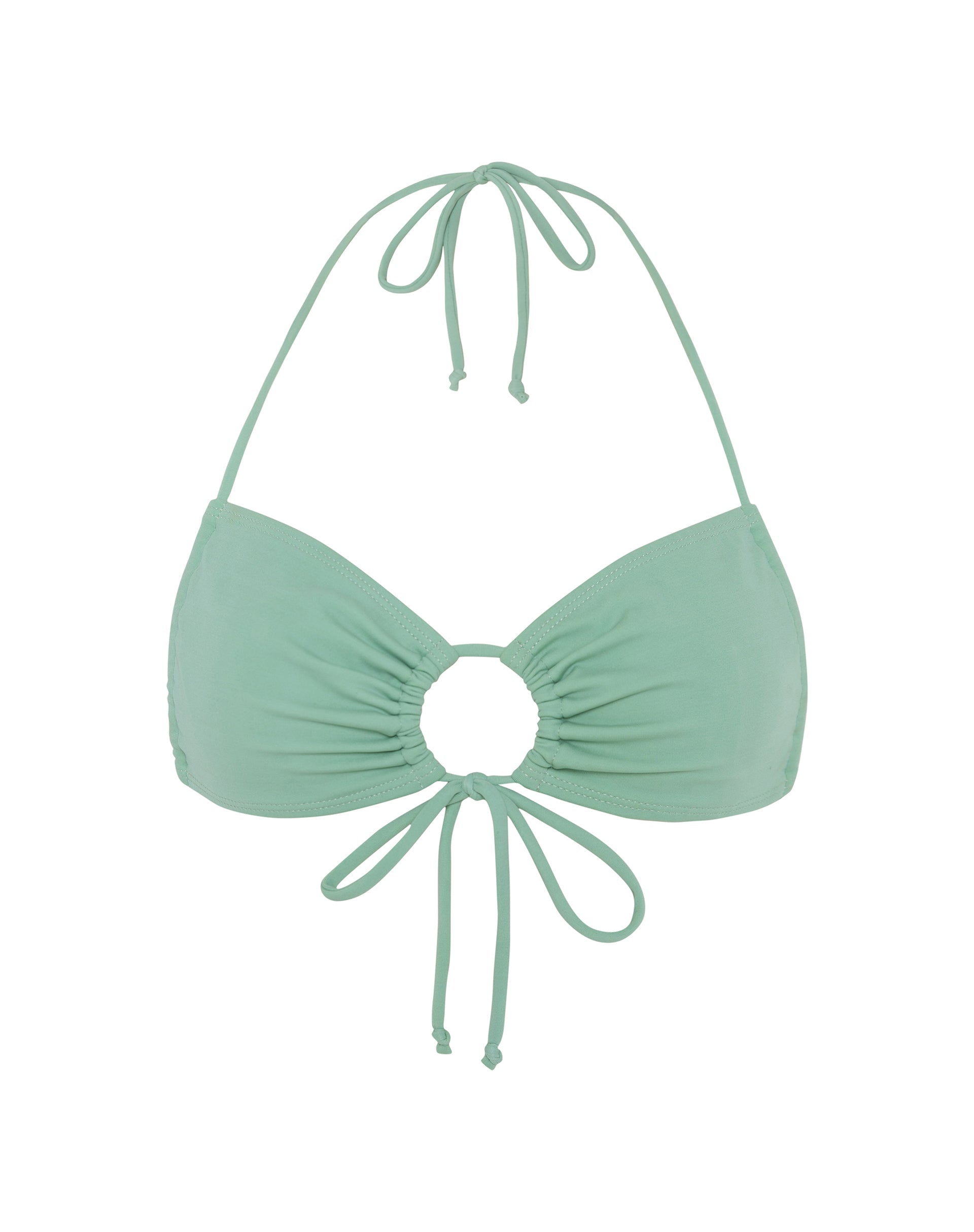 Imagen del sujetador de bikini Ricoa en verde liquen