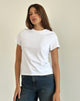 Image of Sakha Boxy Top in Plain White