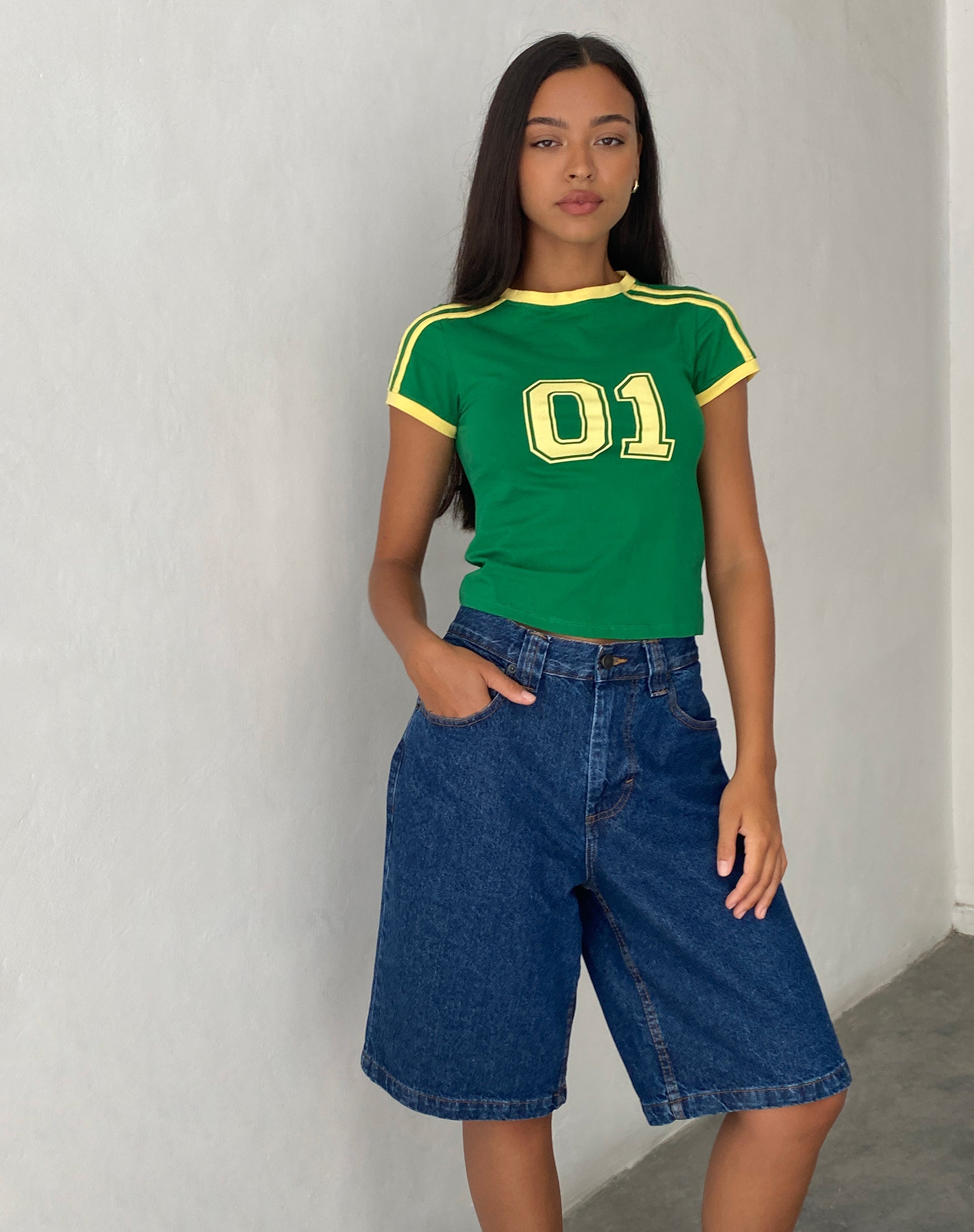 Imagen de Salda Sports Fitted Tee in Green