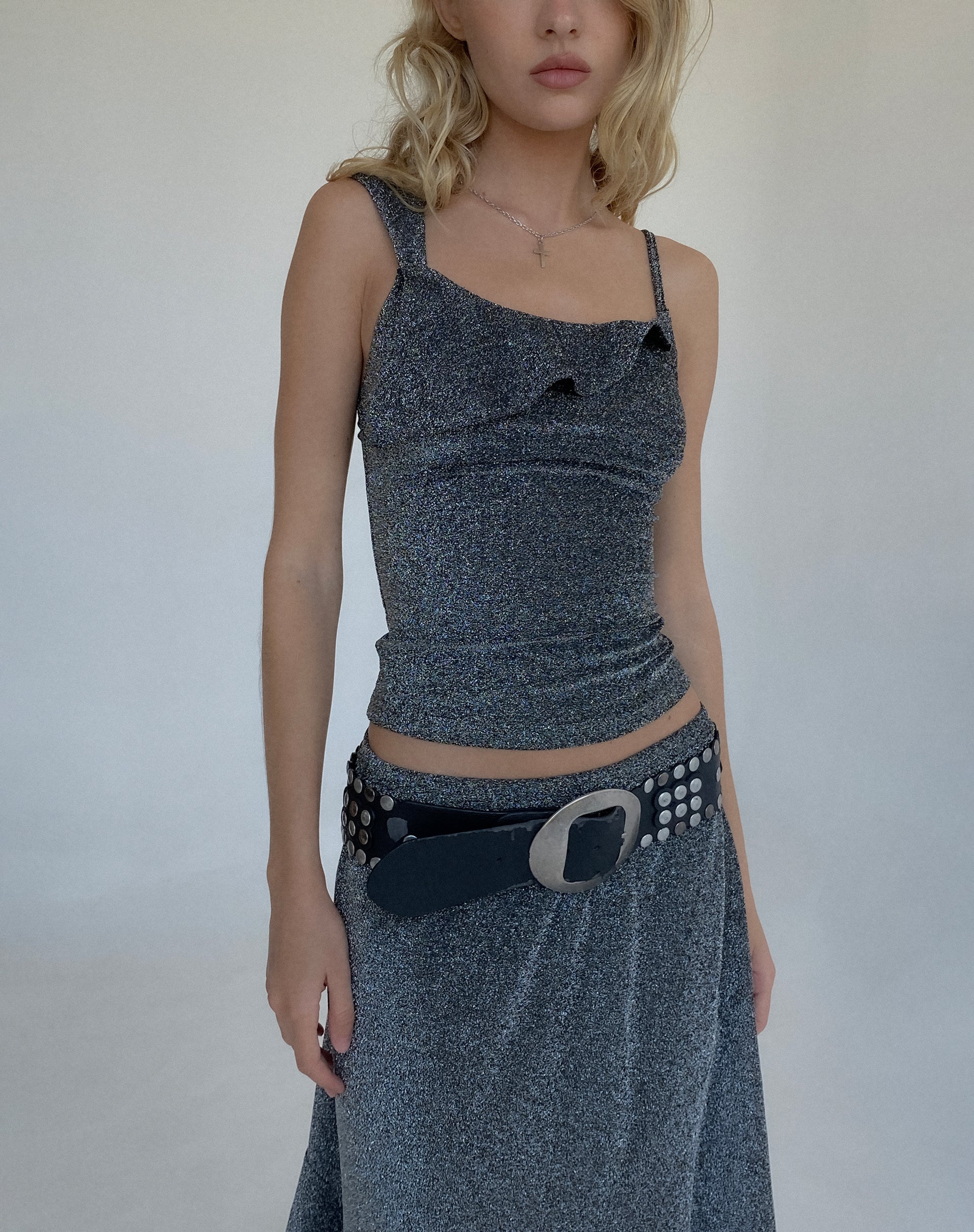 Imagen de Sambu Cami Top en Negro Shimmer